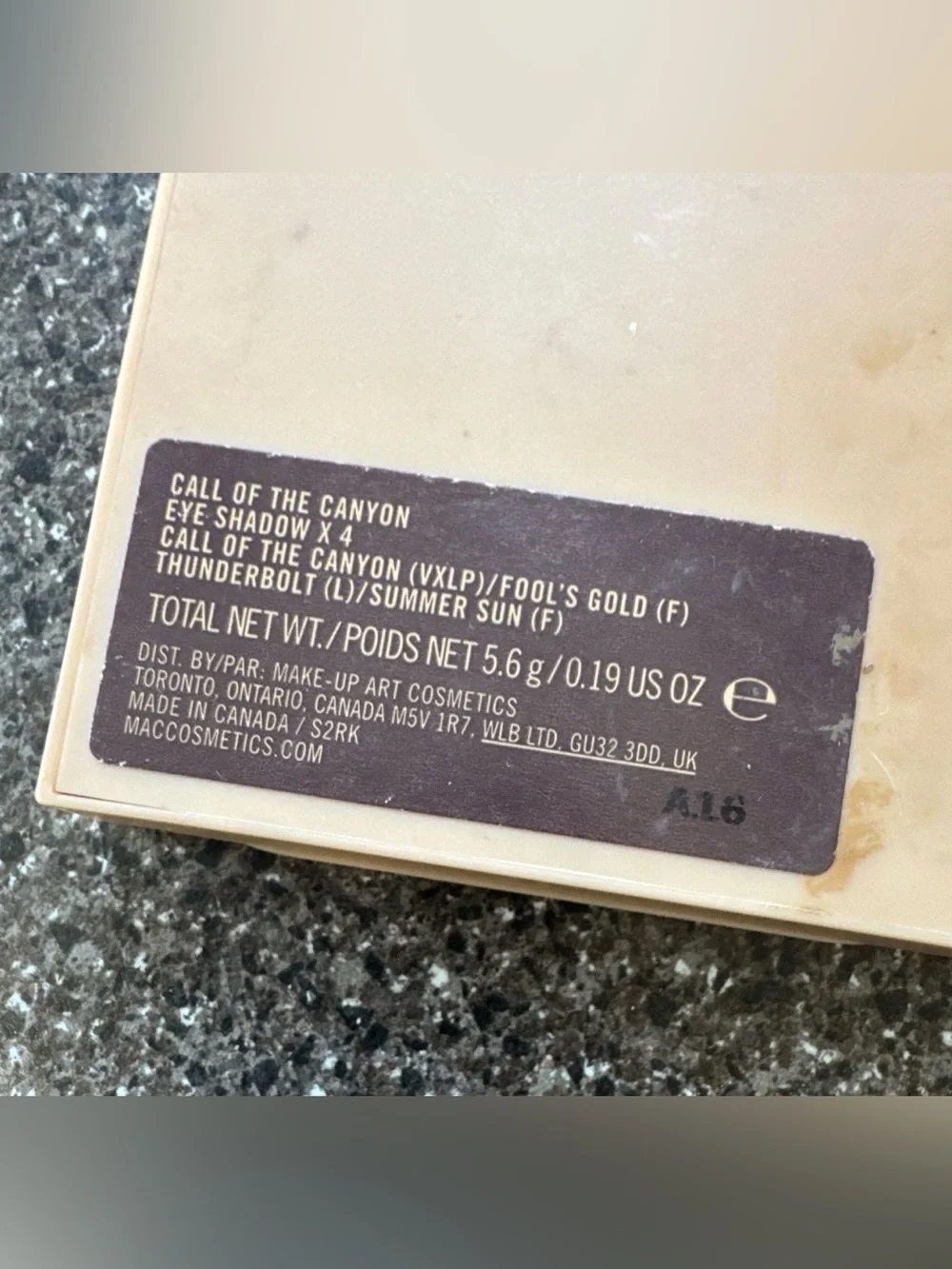 MAC Call of the Canyon Eyeshadow Palette - limited edition release - vibe tribe